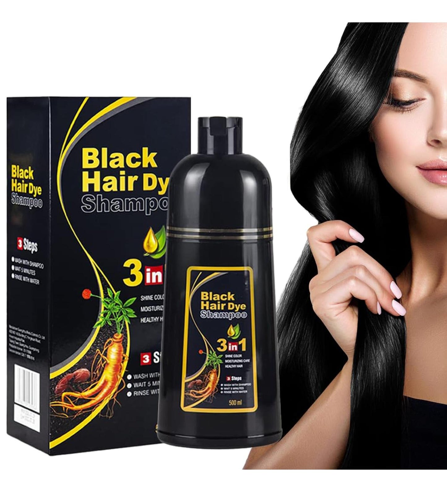 Shampoo de Henna Cubre Canas - Recupera tu Juventud al instante!!!