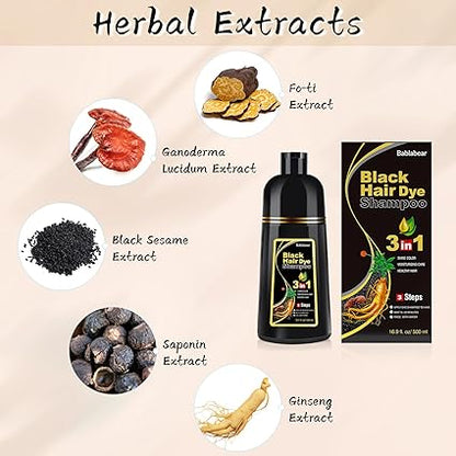 Shampoo de Henna Cubre Canas - Recupera tu Juventud al instante!!!